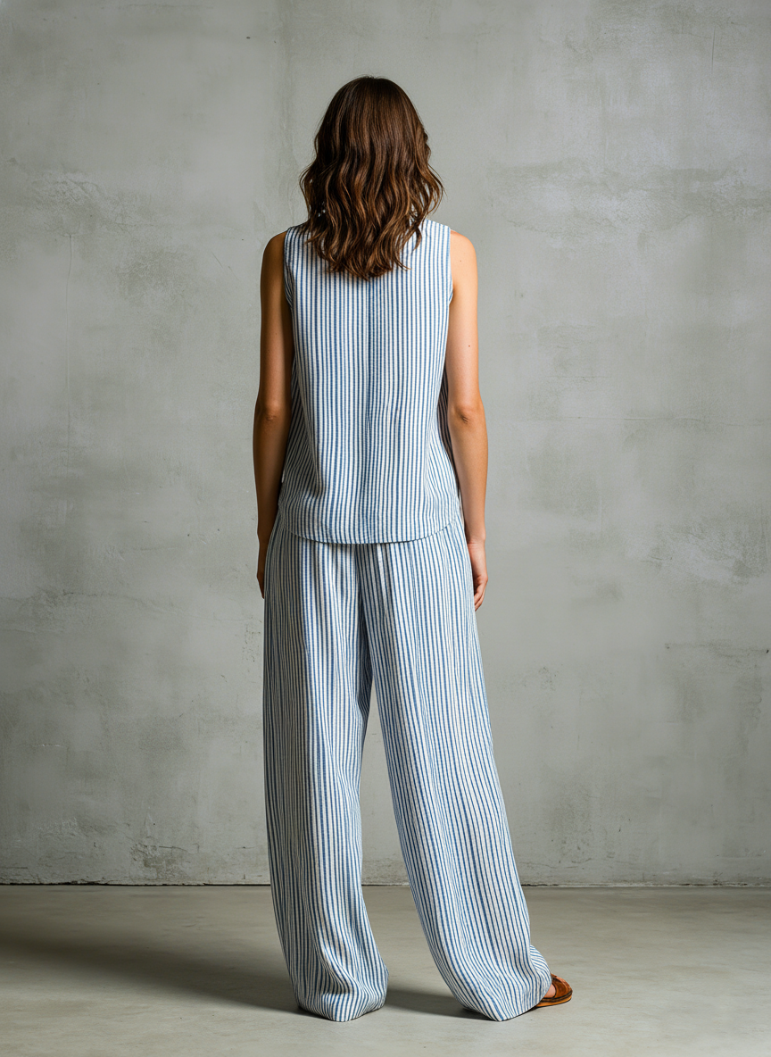 Livia | Complete Striped Palazzo Set