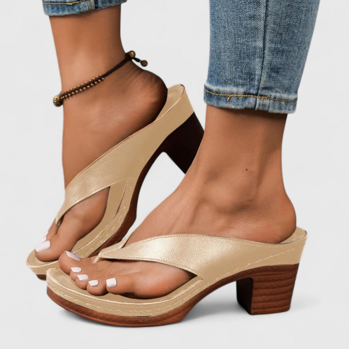Orthopaedic Occasion Real Leather Heels
