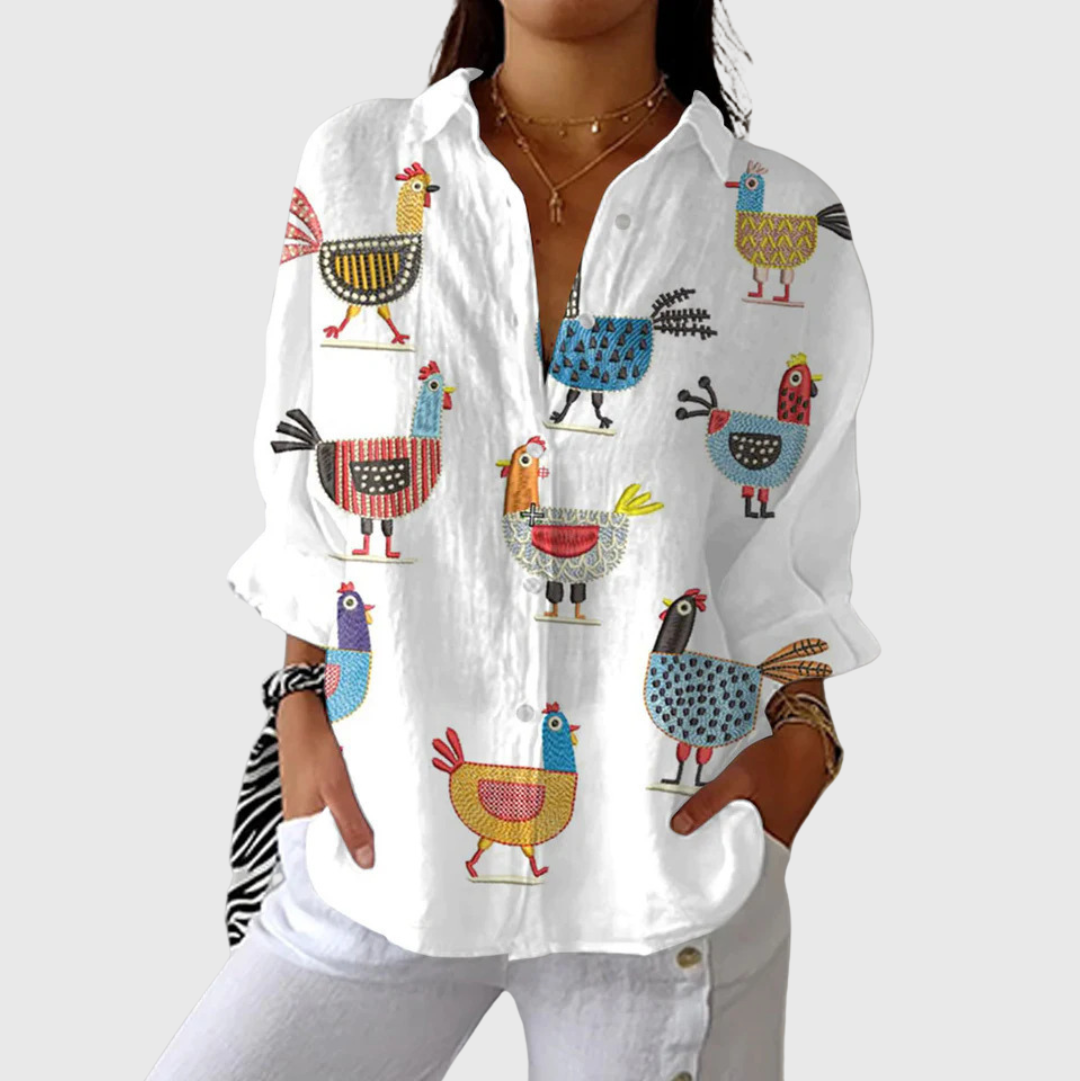 Lightweight Printed Blouse