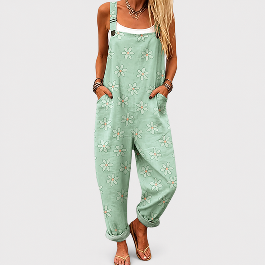 Maisie™ | Delicate Ditsy Print Jumpsuit