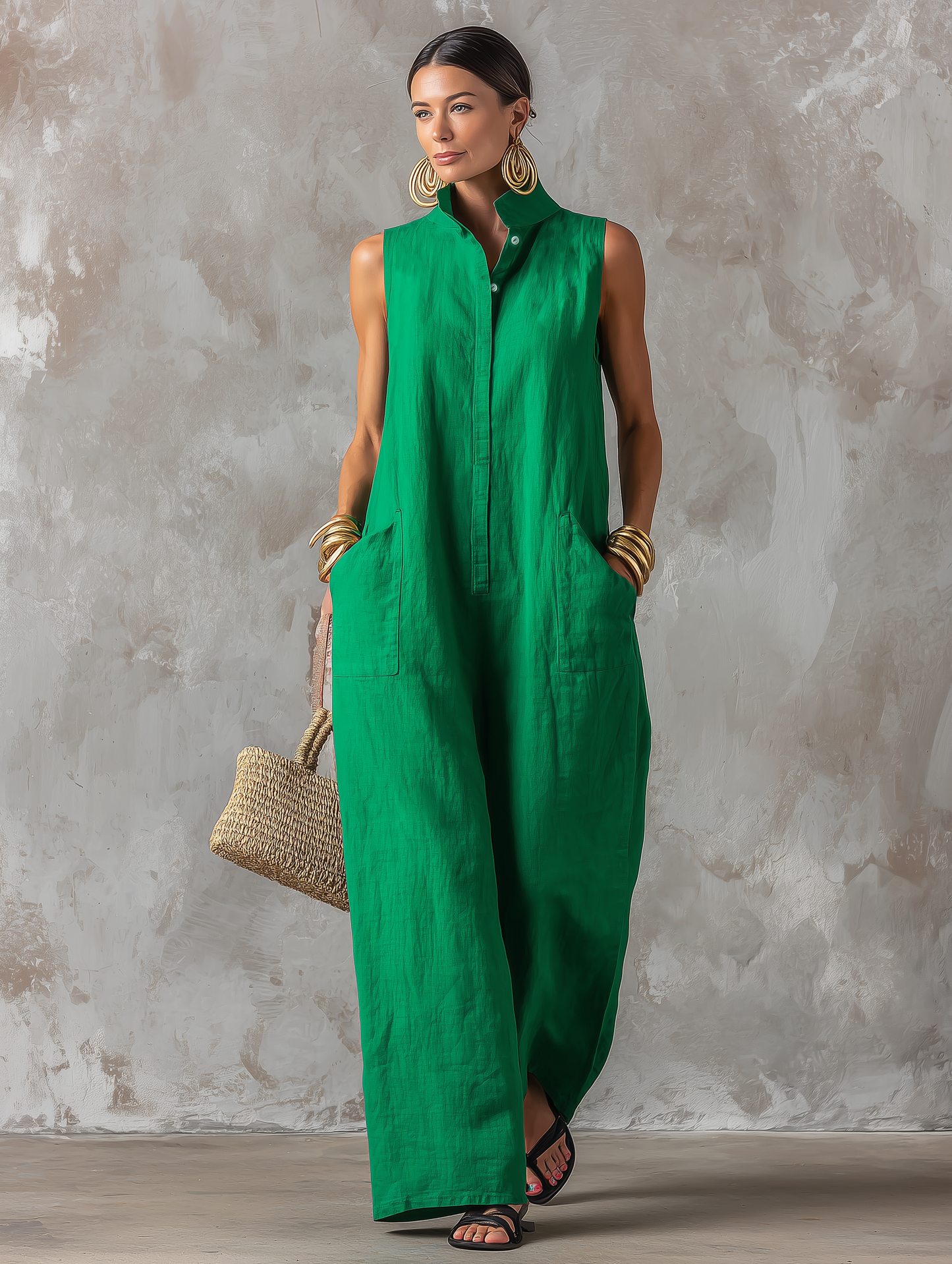 Jerline | Sleeveless Jumpsuit