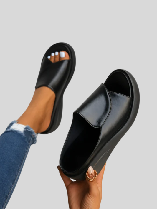Eliza | Orthopaedic Slip-on Wedge Sandals