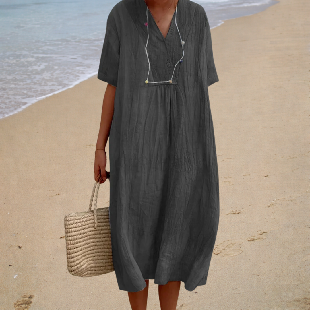Emily – Relaxed Blue Summer Dress