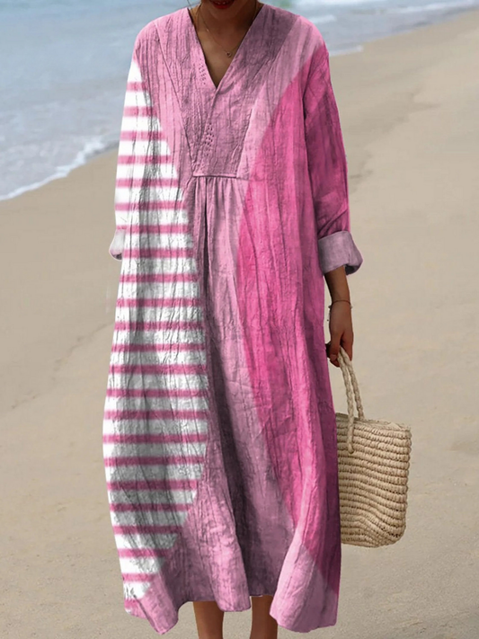 Gina | Breezy Summer Dress with Long Sleeves