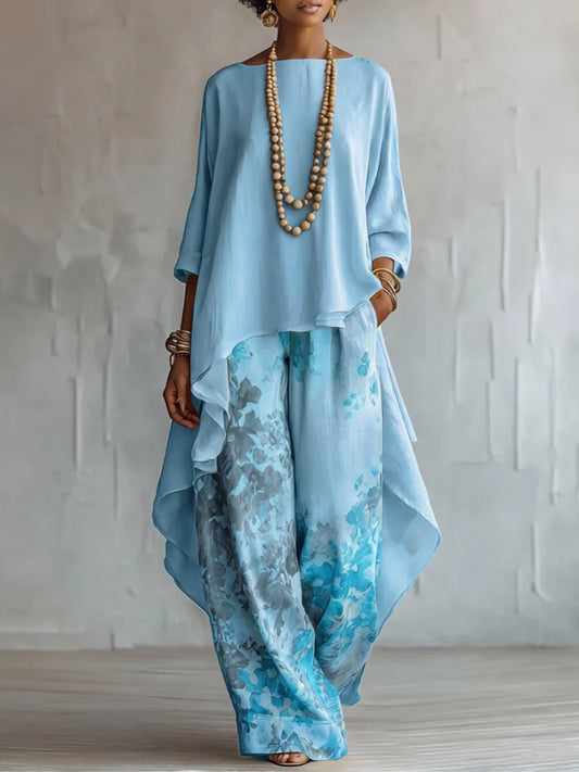 Ginevra | Asymmetrical Fluid Floral Set