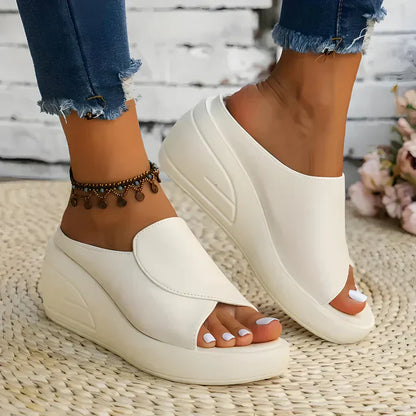 Eliza | Orthopaedic Slip-on Wedge Sandals