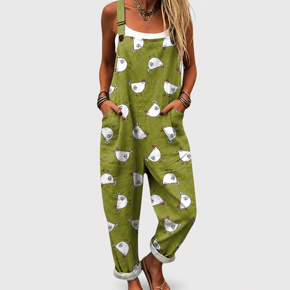 Comfortable Printed Jumpsuit