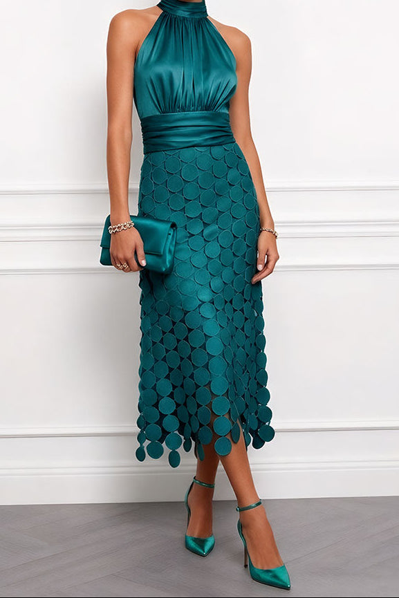 Celine | Elegant Midi Dress for Ceremonies