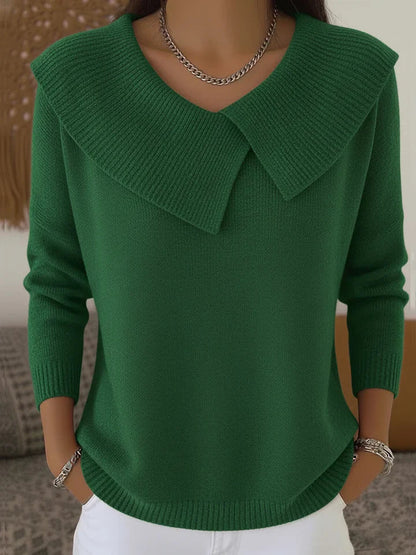 Lily™ | Sweater with Distinctive Collar