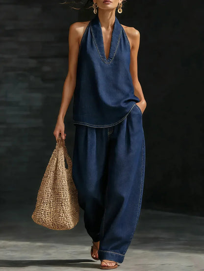 Martina | Flowing V-Neck Long Dress