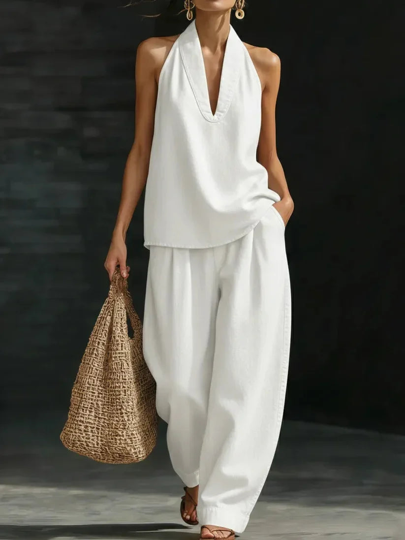 Martina | Flowing V-Neck Long Dress