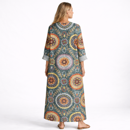 Elia™ | Geometric Midi Dress