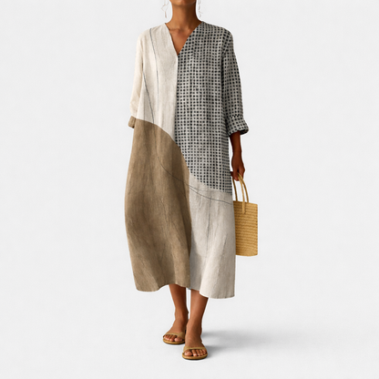 Emma™ | Elegant Striped Dress