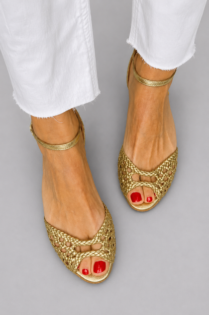 Hazel - Elegant Braided Sandals for Summer