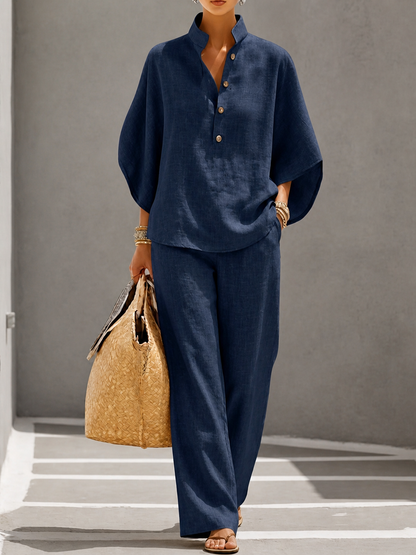 Carlotta | Two-Piece Palazzo Suit