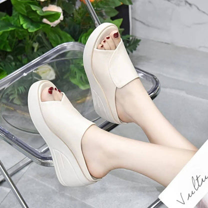 Eliza | Orthopaedic Slip-on Wedge Sandals