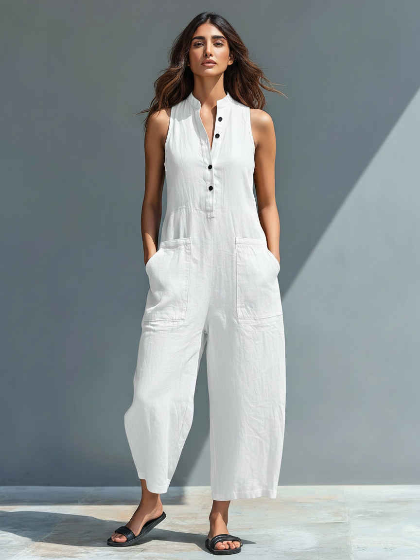 Adele | Flowing Jumpsuit with Pockets