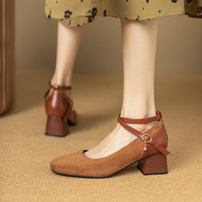 Avira™ Suede Slingback Heels