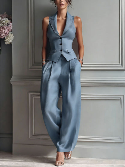 Jane | Two-Piece Button-Up Suit