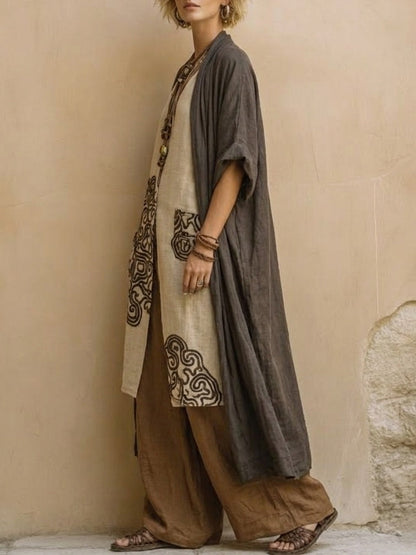 Valentina | Long Embroidered Bohemian Outfit
