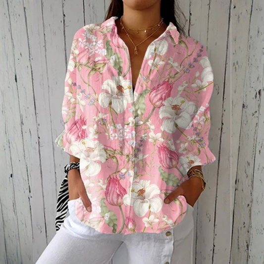Hannah™ | Elegant Bloom Blouse