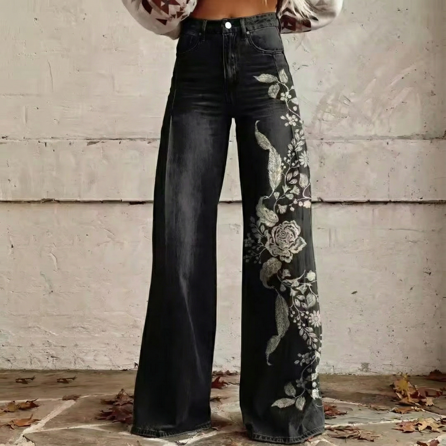 Rafaella™ - Pantalon Large Boho Vintage