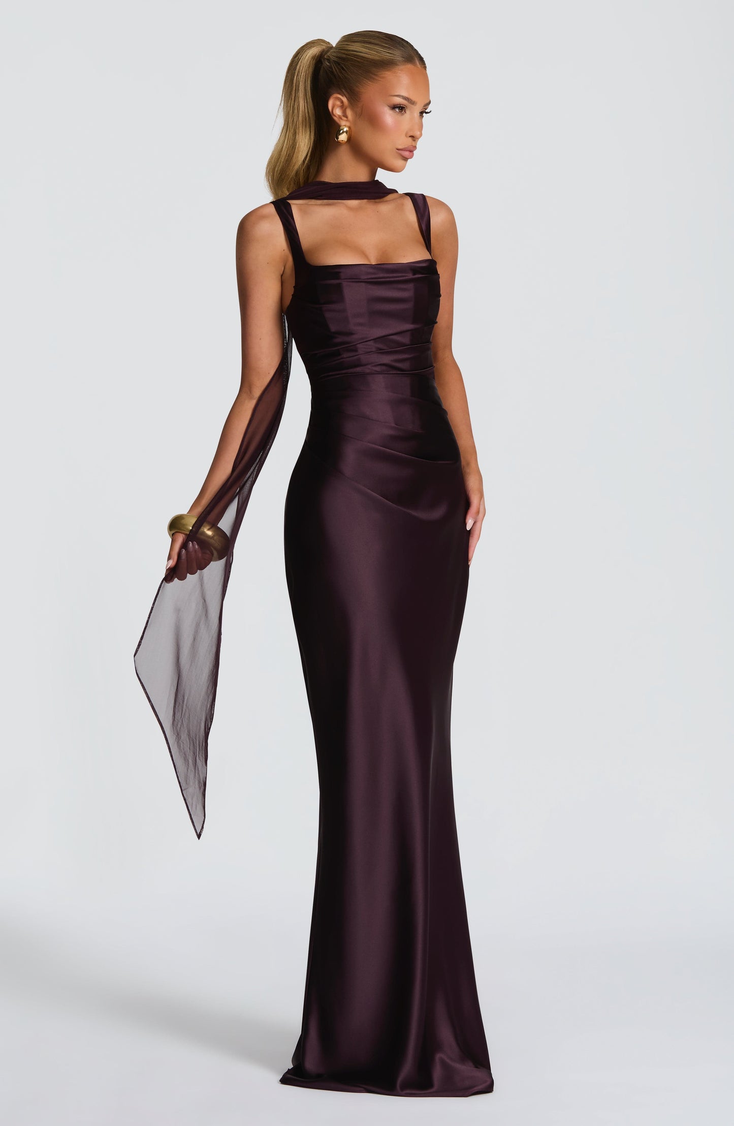 ANNA & JANE MELBOURNE | SQUARE NECK MAXI DRESS FOR WOMEN