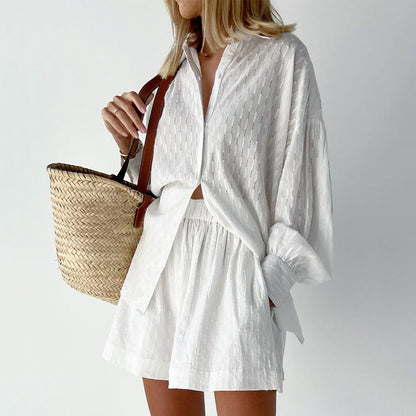 Elizabeth™ – Breezy Shirt & Shorts Set
