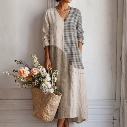 Emma™ | Elegant Striped Dress