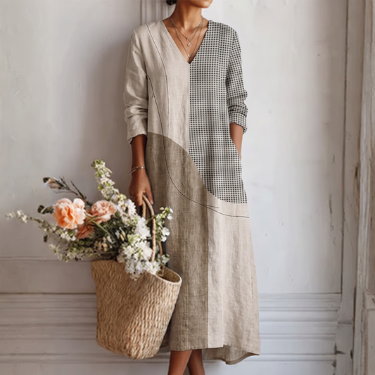 Emma™ | Elegant Striped Dress