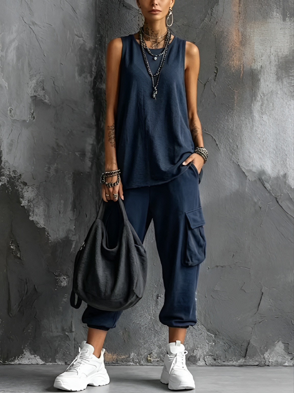 Valentina | Soft Casual Outfit with Pockets