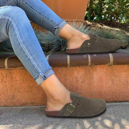 Clogg's™ Suede Slip-On Comfort